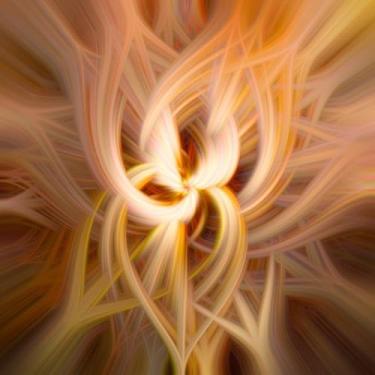 Imagem de Quadro Decorativo Abstrato Colorido para Parede Arte Moderna e Contemporânea 40x40cm