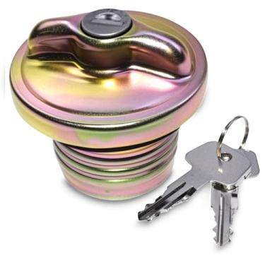 Imagem de YiZenion Tampa de gás de bloqueio 321201551H compatível com BMW 530i 320i 630CSi, VW Super, Dasher, Karmann Ghia, Kever Sedan, VW Type1 Type3 Type4, Audi Vos 1973-1979, Porsche 911 930, substitui