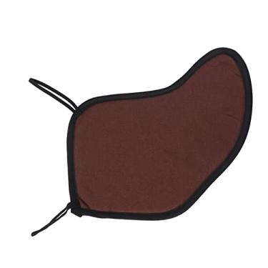 Imagem de WGFOIP Almofada de descanso de ombro para violino 4/4-3/4, protetor de almofada de queixo de flanela com boa elasticidade para tocar instrumentos de cordas (café)