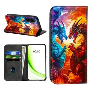 Imagem de RWUTYTIUL Capa carteira flip para Samsung Galaxy S26 5G com suporte para cartão de crédito, capa magnética à prova de choque com compartimentos convenientes para cartão com suporte [bloqueio RFID
