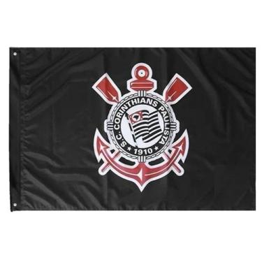 Imagem de Bandeira Oficial do Corinthians 64 x 45 cm - 1 pano - MyFlag