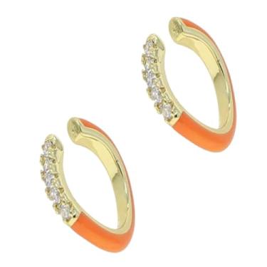 Imagem de Brinco de argola de punho pequeno banhado a ouro 2026 Pastel Fashion Her Women Jewelry Fashion Festival