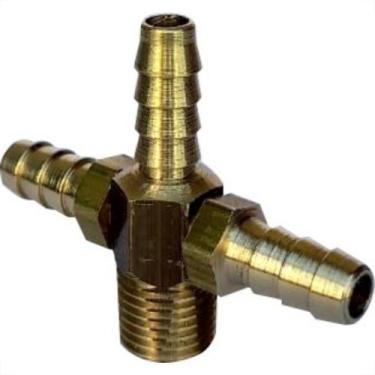 Imagem de Emenda Ar Rosca 3 Saidas Rapanui 5/16 Etr5 Etr5