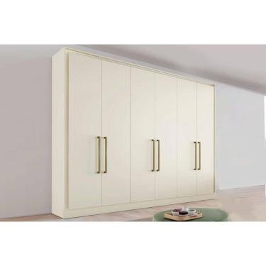 Imagem de Guarda Roupa 6 Portas E 6 Gavetas Argos Off White - Europa