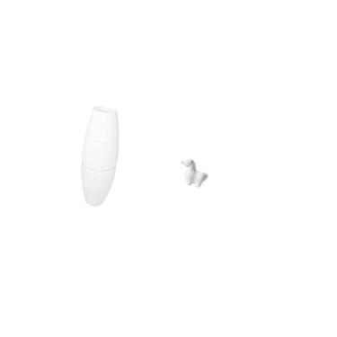 Imagem de Gralara Abajur de Porcelana Simples com Estatueta de Cavalo, para Chão, Decoração de Mesa, Suporte para Lâmpada, Capa Moderna para Luminária.