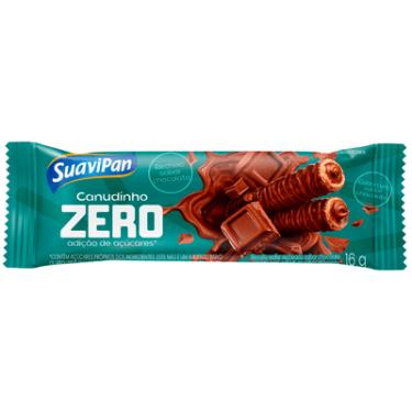 Imagem de CANUDINHO DE WAFER COM RECHEIO SABOR CHOCOLATE COM COBERTURA CHOCOLATE