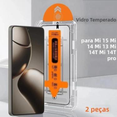 Imagem de Protetor de tela 2PCS para Xiaomi 15 13 14 14T Pro HD vidro temperado 