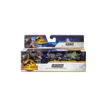 Imagem de Jurassic World - 3 Carrinhos 7Cm - T.Rex, Indoraptor E Outro