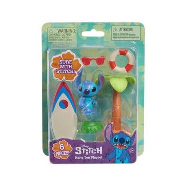Imagem de Boneco Stitch De 5Cm Com Acessórios Hang Ten - Stitch