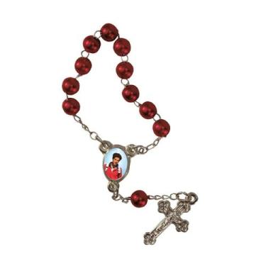 Imagem de 50 Mini Terço com Foto do São Carlo Acutis - SJO Artigos Religiosos, V