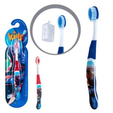 Imagem de Kit infantil Escova de Dente com Desenhos Saúde bucal com diversão - z