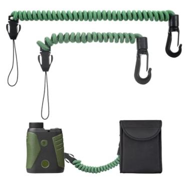 Imagem de Tucnoeu 2 cordões destacáveis para telêmetro, cordão de nylon elástico de 2 tamanhos, para caça, pesca, caminhadas, montanhismo