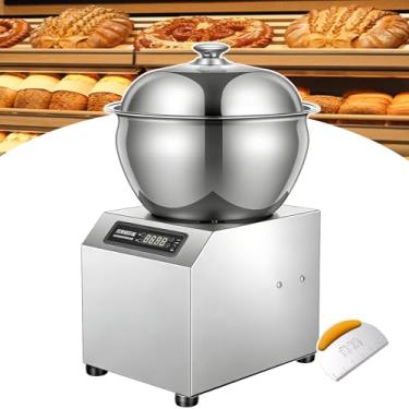 Imagem de KKSOUFX Amassadeira EléTrica, 1400 Rpm, Misturadora De Massa Comercial, MáQuina De Misturar Farinha, Com Tigela De AçO InoxidáVel De Qualidade Alimentar, Tampa E Temporizador