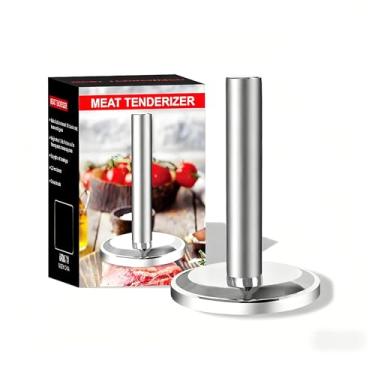 Imagem de Amaciador de carne – Martelo de carne resistente de aço inoxidável 304 para achatar bifes, carne, frango, pode ser lavado na lava-louças