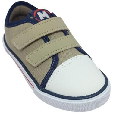 Imagem de Molekinho, Tênis Molekinho Menino Bebê com Detalhe em Costura (Areia/Branco, BR, Bebê, Numérico, 21)