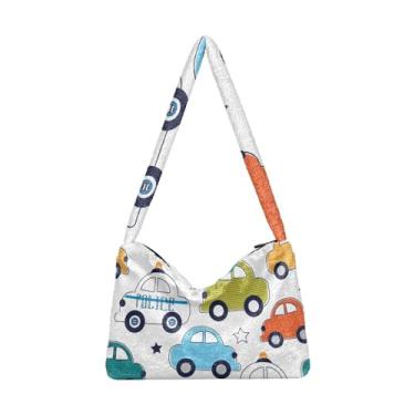 Imagem de GAIGEO Cute Sheep Bolsa feminina, bolsa feminina para uso ao ar livre, Brinquedo de carro, One Size