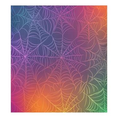 Imagem de CEBUGI Capa de ímã de lava-louças de teias de aranha coloridas arco-íris capas decorativas de porta de lava-louças 58 x 66 cm decalque de painel de geladeira para decoração de cozinha doméstica