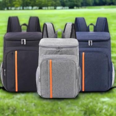 Imagem de Bolsa Termica Praia Mochila Térmica Cooler Capacidade 23L Impermeável Portátil Piquenique Quente Frio(Aleatorio 2010)