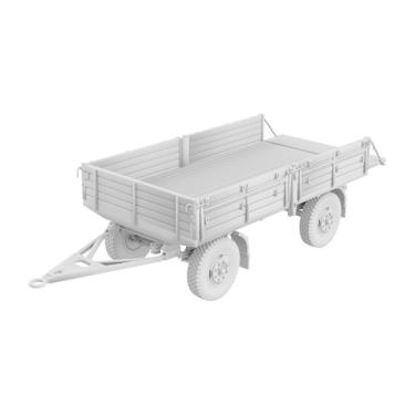 Imagem de MRY-SFW 1/87 HO Scene Model Trailer 817 (curto) acessórios de figura de veículo de arquitetura paisagística