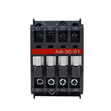 Imagem de VTGVVVTR Contator AC Contator A9-30-01 A12-30-01 A16-30-01 220V380V110V24V9A12A16A Contato Principal 3NO. Contato Auxiliar 1NO ou 1NC (A9-30-01 24v)