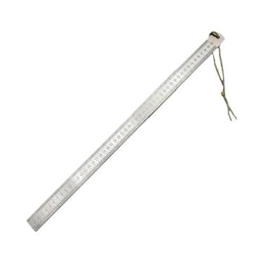 Imagem de Régua De Aço Inoxidável Reforçada Com Design Espesso Para Medição E Au