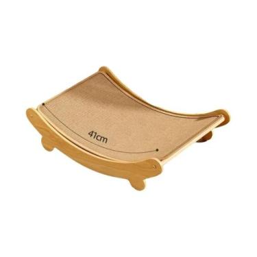 Imagem de Arranhador Para Gatos Em Madeira Sólida Durável Centro De Atividades D