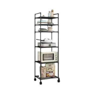 Imagem de Prateleira De Armazenamento De Cozinha Multi-camadas, Móvel, Para Vara