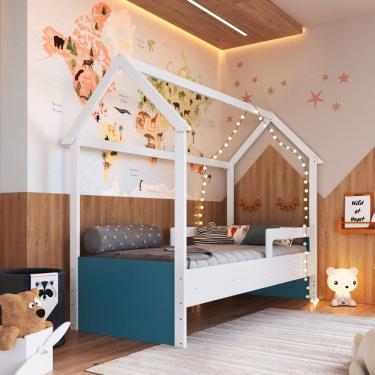 Imagem de Cama Infantil Montessoriana Casinha Completa Moveis