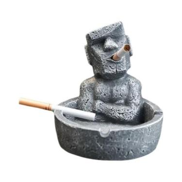 Imagem de Figuras De Pedra De Resina Engraçadas, Cinzeiros Criativos, Decorações