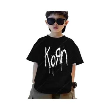 Imagem de Camiseta Infantil Unissex Retrô De Banda De Rock, Estilo Gótico Metal 