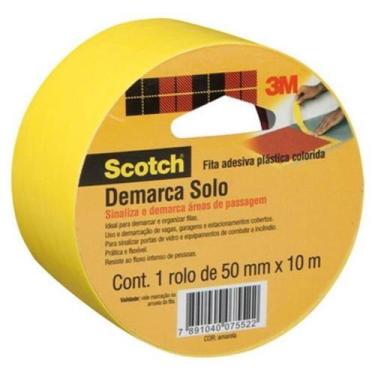 Imagem de Fita Para Demarcação De Solo 50mmx10m Amarela 3M
