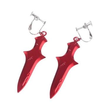 Imagem de Brincos De Clipe De Orelha Com Espada De Yoh Asakura Tao Ren Do Anime 