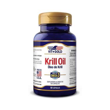 Imagem de Óleo de Krill 1000 mg Vitgold 60 cápsulas-Unissex