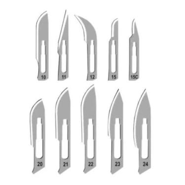 Imagem de Caixa Bisturi Descartável Caixa 10Un - Cabo 3 Uniqmed