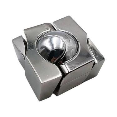 Imagem de Quebra-Cabeça De Metal Para Adultos E Crianças, Desafio De Lógica Difí