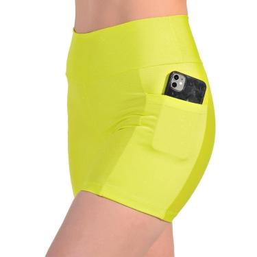 Imagem de Shorts com Bolso Esportivo Wunder em Tecido Total Shine Wunder-Feminino