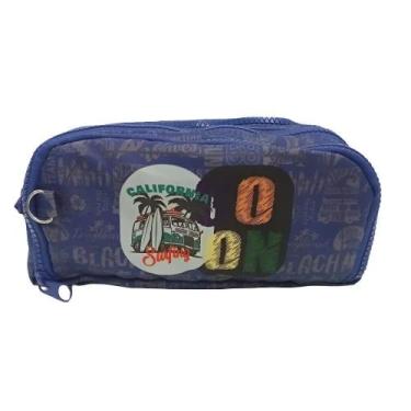 Imagem de Estojo Triplo California Surfing - Organização e Estilo Praiano Cor:Pr