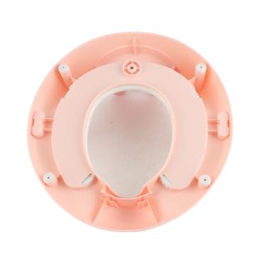 Imagem de Generic Assento Penico Infantil Fofo Almofada Removível Macia Antiderrapante Assento de Treinamento Sanitário Anti Respingos Com Alças para Meninos e Meninas, Adequado para 2 a 6 Anos de Idade (Rosa)