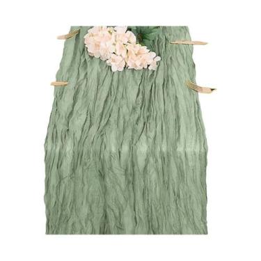 Imagem de Caminho De Mesa Em Tecido De Algodão Boho Burgundy Para Decorações De 