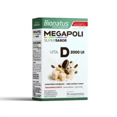 Imagem de Vitamina D3 2000UI Megapoli com 30 Comprimidos da Bionatus