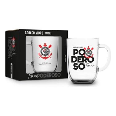 Imagem de Caneca de Vidro Toronto - Corinthians - 300ml - Brasfoot