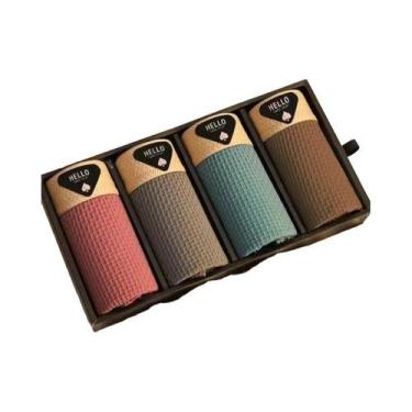 Imagem de Cuecas Boxer Masculinas plus Size De Seda Gelada, Kit Com 4 Peças, Fre