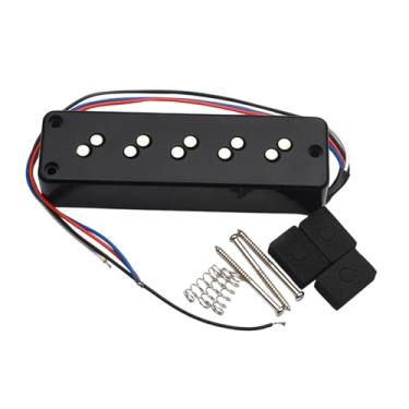 Imagem de KiBcsLic Captador Humbucker para Baixo de 5 Cordas - Peça de Reposição Profissional de Alta Potência com Bobina Dupla - Acessórios para Instrumentos Musicais -, Captação Da Ponte