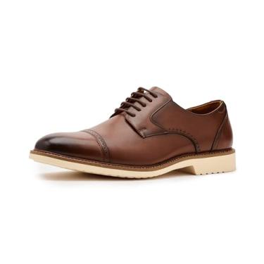 Imagem de Stacy Adams Sapato Oxford masculino Vogel, Conhaque, 42