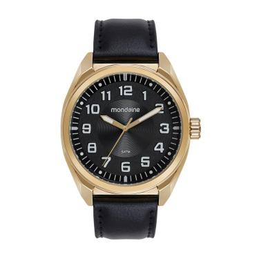 Imagem de Relogio Mondaine Masculino Ref: 99809gpmvdh3 Casual Dourado