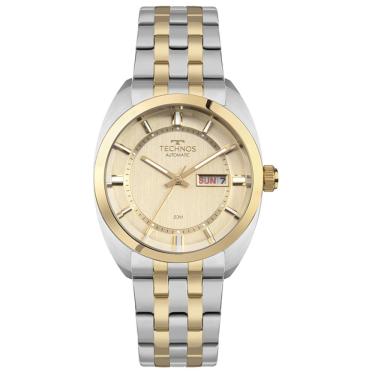 Imagem de Relógio Technos Masculino Ref: 8205ou/1x Automático Clássico Bicolor