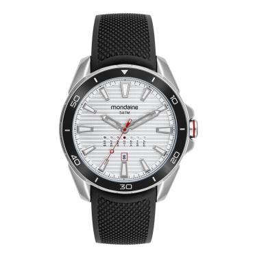 Imagem de Relogio Mondaine Masculino Ref: 32896g0mvni1 Esportivo Prateado