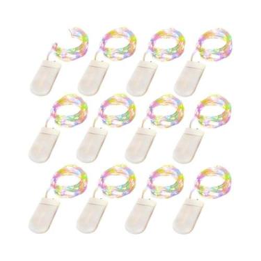 Imagem de Luzes De Corda LED À Prova D'água Para Exterior, 10 Peças, Operadas Po