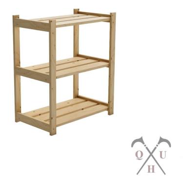 Imagem de Kit Aparador Organizador Design  Moderno 60X50Cm 3 Tábuas E Prateleiras Organizadoras Para C
