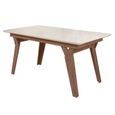 Imagem de Mesa Para Sala De Jantar Dubai 1,56 X 0,84 Amêndoa